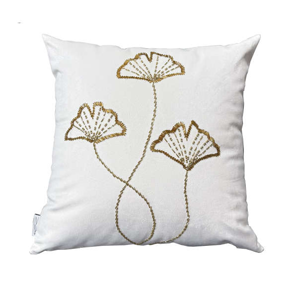 کوسن قاصدک سه تایی عمودی کرم (910)