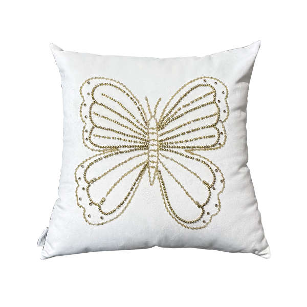 کوسن پروانه بال باز کرم (70103)