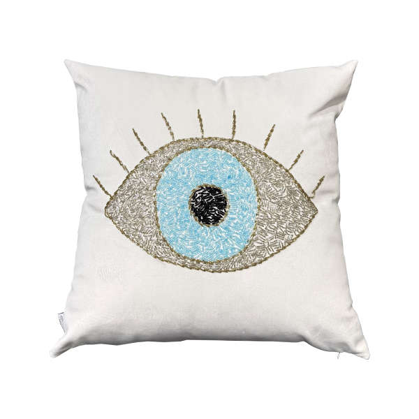 کوسن چشم کشیده کرم (70155)