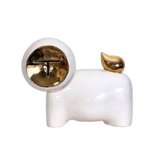 مجسمه شیر مدرن سفید (2017)