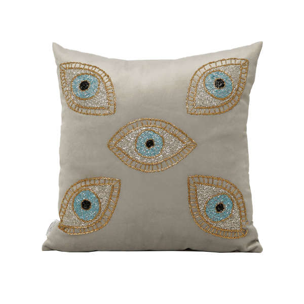 کوسن چشم 5تایی طوسی (70262)