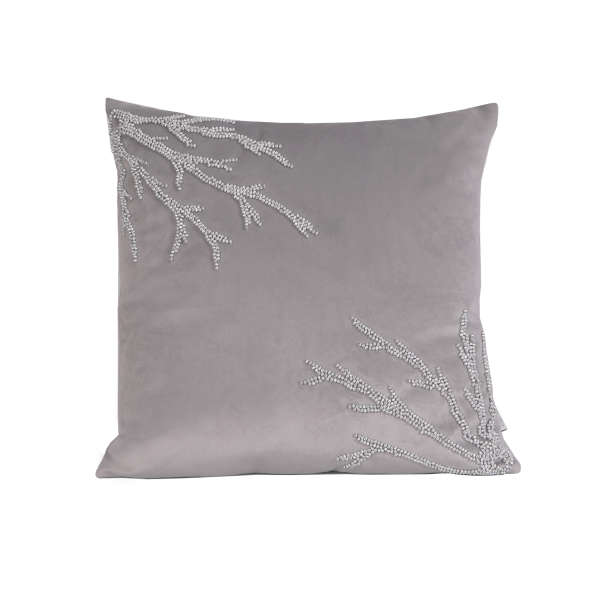 کوسن مرجان دوطرفه طوسی نقره ای