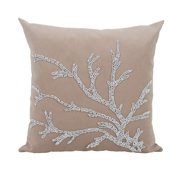 کوسن مرجان نسکافه ای نقره ای (70080)