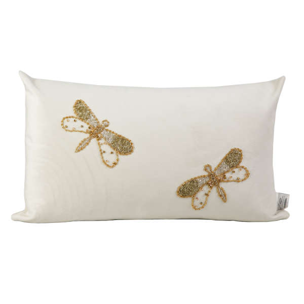 کوسن دوسنجاقک مستطیل کرم (70099)