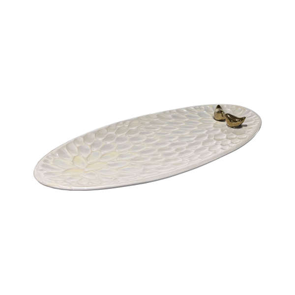 دیس بیضی کوچکR سفید (2416)