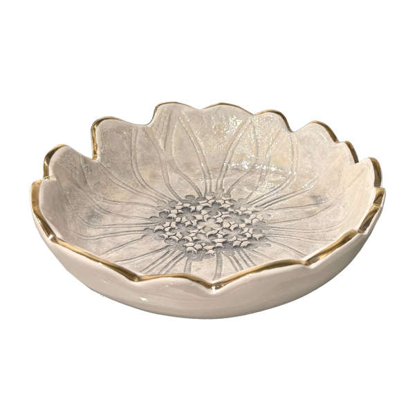 کاسه متوسط نیلوفر کرم (33880)