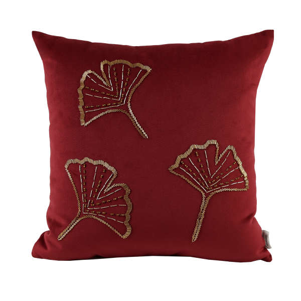 کوسن قاصدک سه تایی زرشکی (70174)